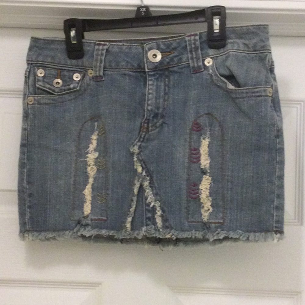 Denim Mini Skirt (Junior’s)
